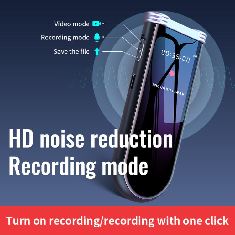 JNN V20 1080P HD Video Motion Detection Recorder, Capacity:16GB(Silver Black)