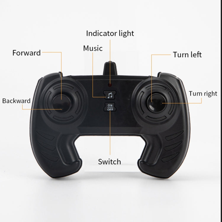 JJR/C Q136 Stunt Street Dance Four-wheel RC Flower Car with Music(Orange)