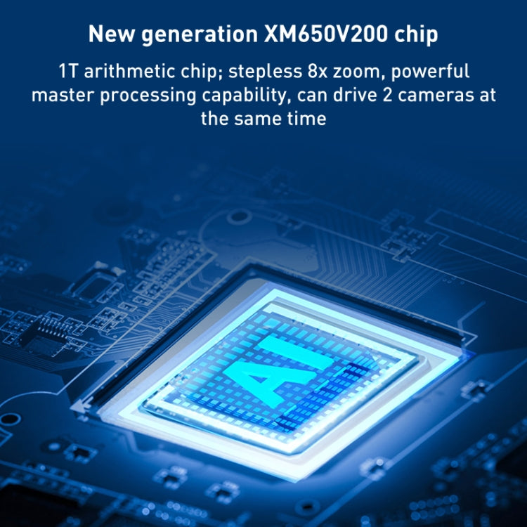 QX81 Humanoid Recognition AI Alarm WIFI Spherical Dual 2MP IP Camera, Plug:US Plug