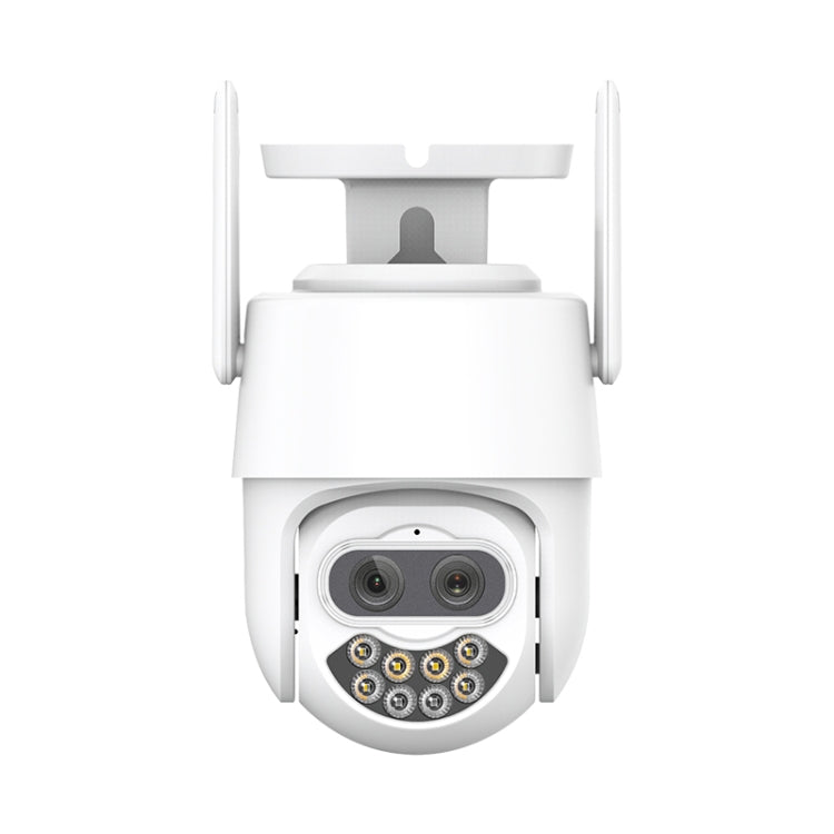 QX82 400W Dual Screen Dual Channel Synchronous Monitoring IP Camera, Plug:AU Plug