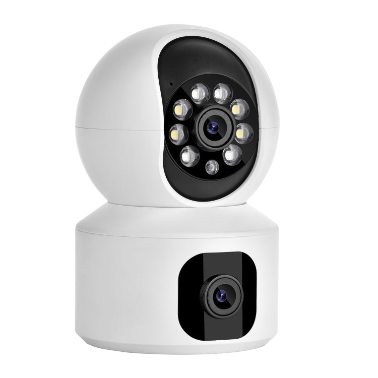 YT66 Dual 2MP Wireless Smart PTZ Camera, Plug:US Plug
