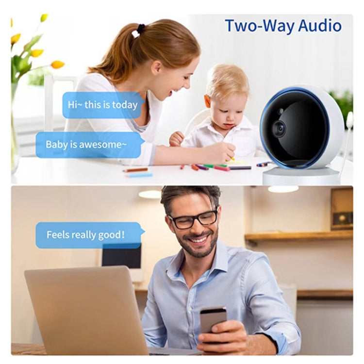 YT50 3MP Smart WIFI PTZ Camera Baby Monitor, Plug:AU Plug