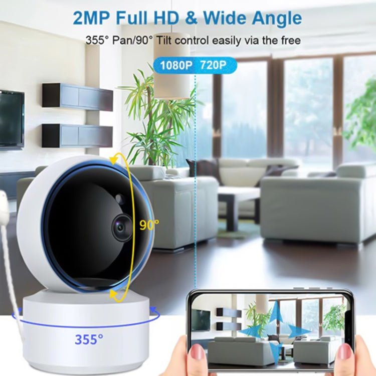YT50 3MP Smart WIFI PTZ Camera Baby Monitor, Plug:EU Plug