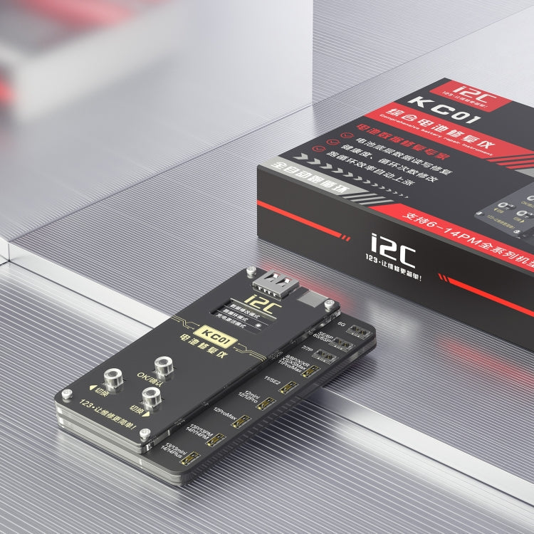 i2C KC01 Multi-function Comprehensive Battery Repair Instrument for iPhone 6-14 Pro Max, Version:Standard Version