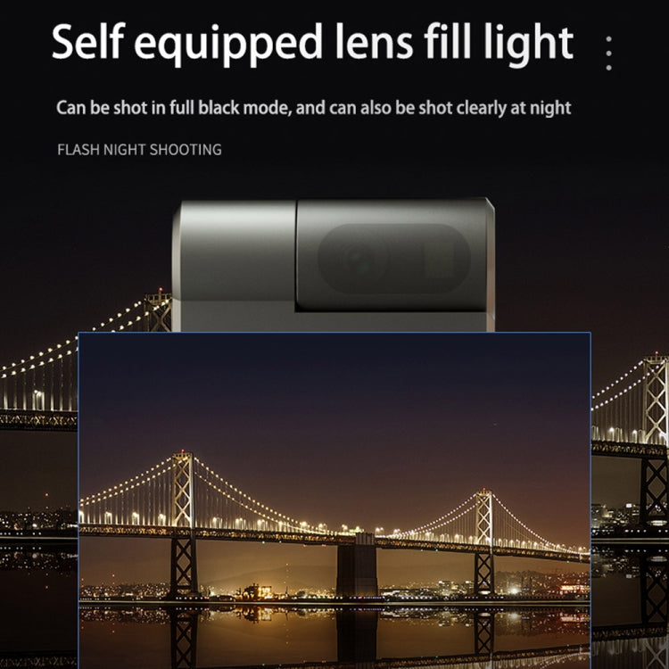 B40 2K Portable Mini Camera HD Video Recorder Support Loop Recording & Motion Detection(Silver)