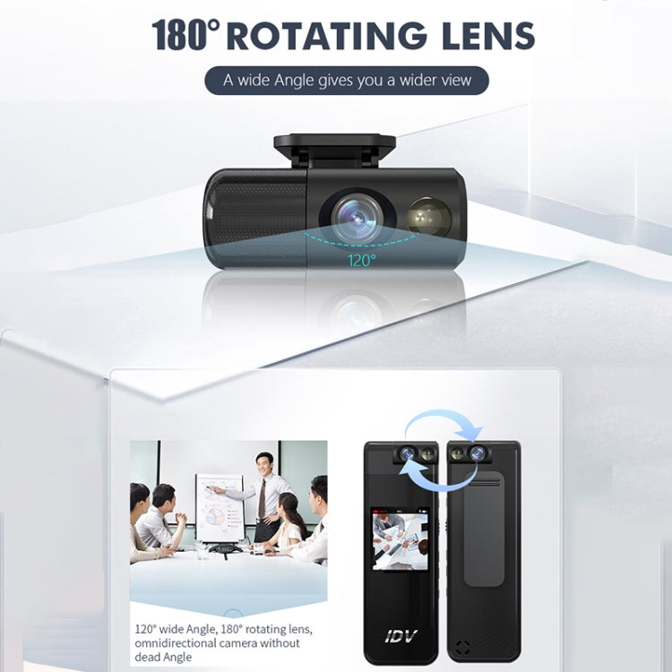 iDV L13 1080P Portable HD Mini Audio Video Recorder(Black)