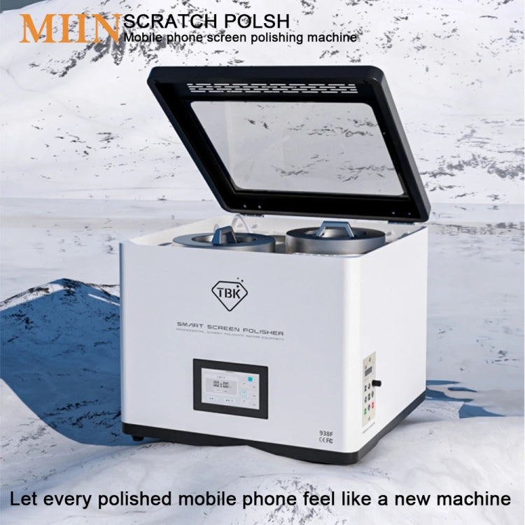 TBK 938F Automatic Grinding Polishing Machine Display Scratch Removal Machine, Plug:UK