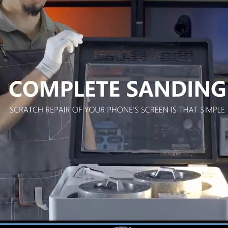 TBK 938F Automatic Grinding Polishing Machine Display Scratch Removal Machine, Plug:US