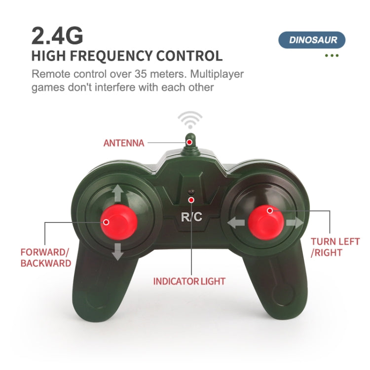 JJR/C Q148 2.4G Dinosaur Climbing Remote Control Car Monster Truck(Green)