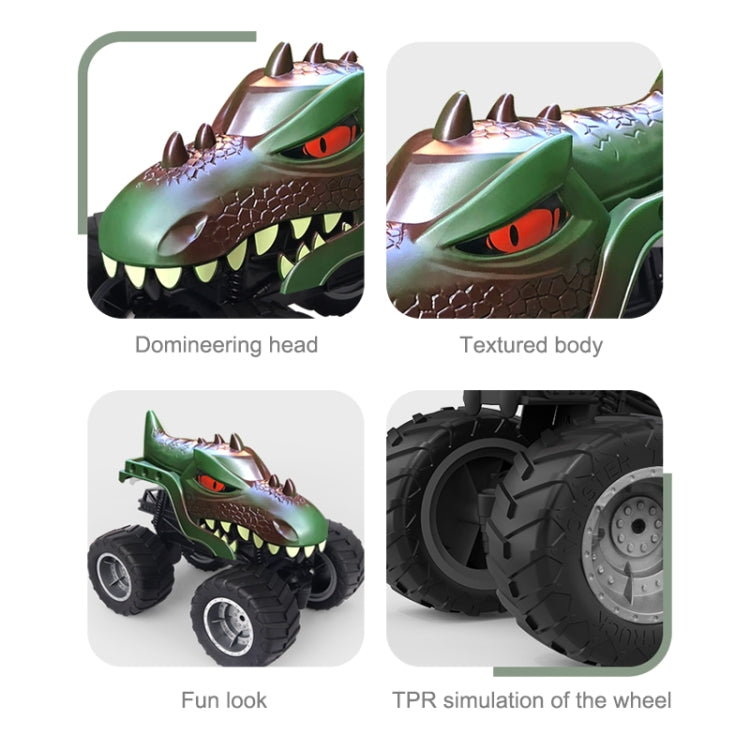 JJR/C Q148 2.4G Dinosaur Climbing Remote Control Car Monster Truck(Dark Brown)