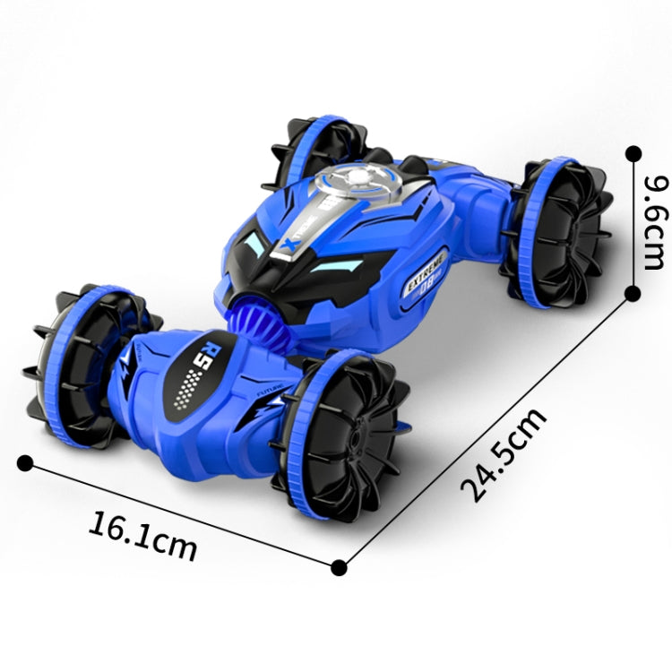 JJR/C Q150 2.4G 4WD Drive Double Sided Remote Control Amphibious Car(Blue)