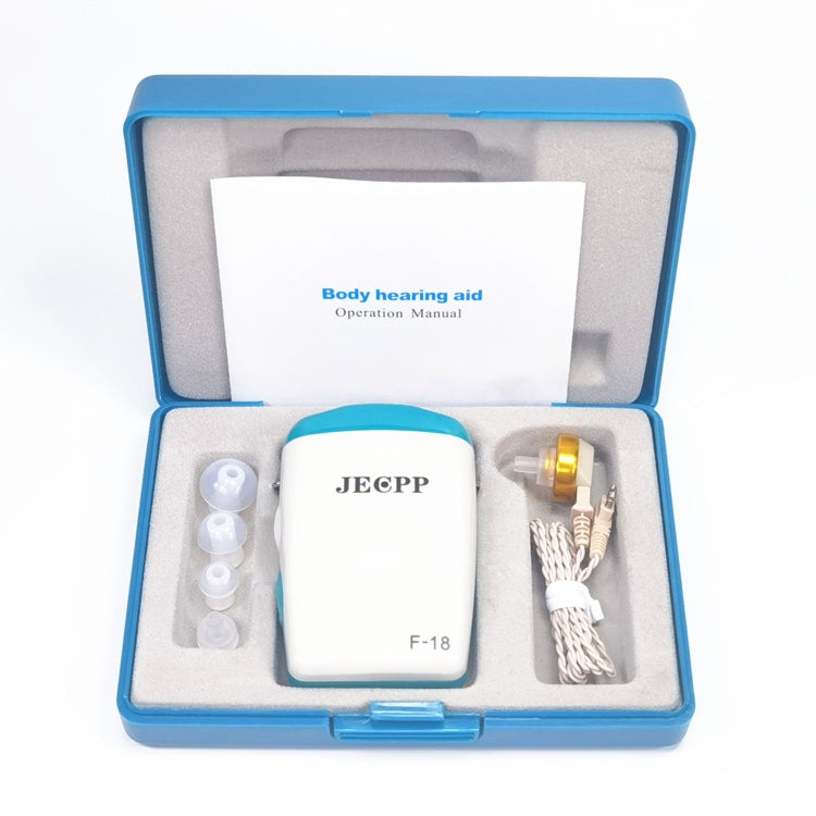 KAIXINWEI F-18 DC1.5V In-ear Hearing Aid Sound Amplifier(White)