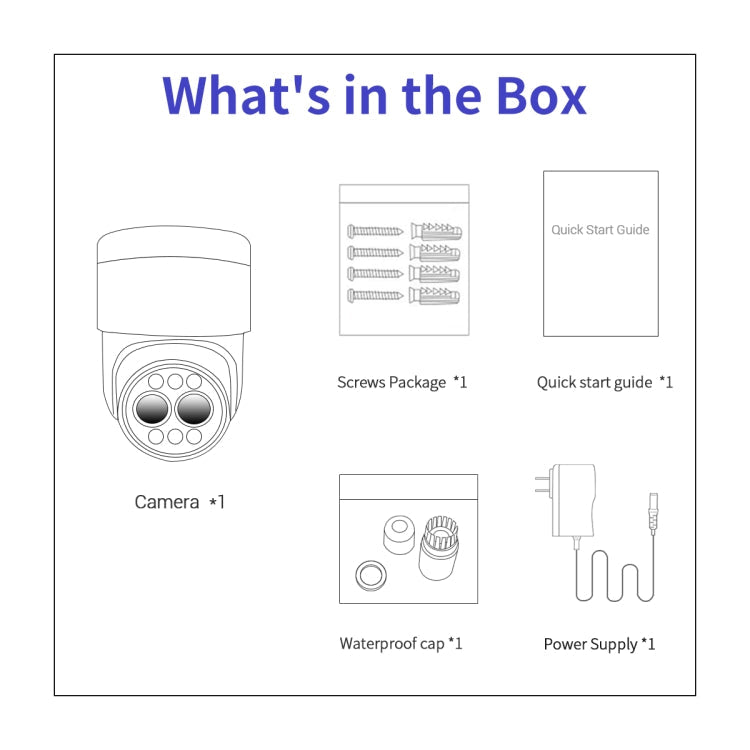ESCAM G03 2x4MP Dual Lens Zoom 8X Dual Light Source WiFi Camera Support Two-way Voice & Motion Detection(UK Plug)