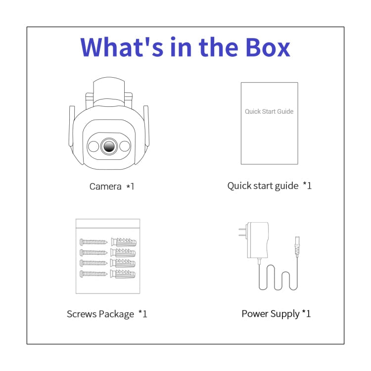 ESCAM PT304 HD 4MP Humanoid Detection Tracking WiFi Connection Sound Alarm Intelligent Night Vision H.265 Camera(US Plug)