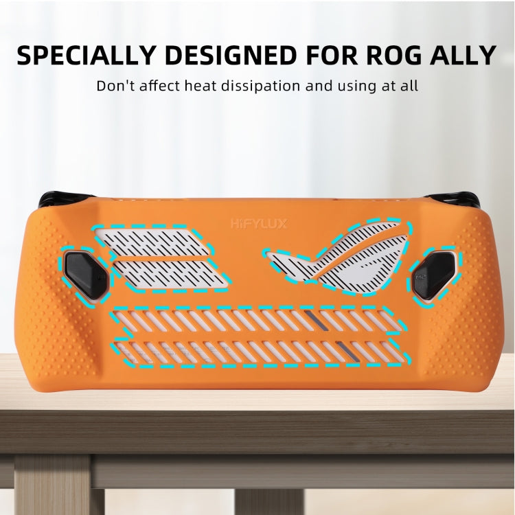 For ASUS ROG Ally Hifylux Gaming Console Silicone Case(Black)