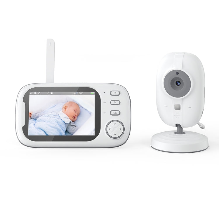 ABM600 3.5 inch Wireless Video Night Vision Baby Monitor Security Camera(EU Plug)