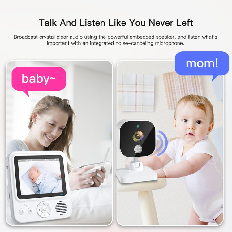 ABM900 2.8 inch Wireless Video Night Vision Baby Monitor Security Camera(US Plug)