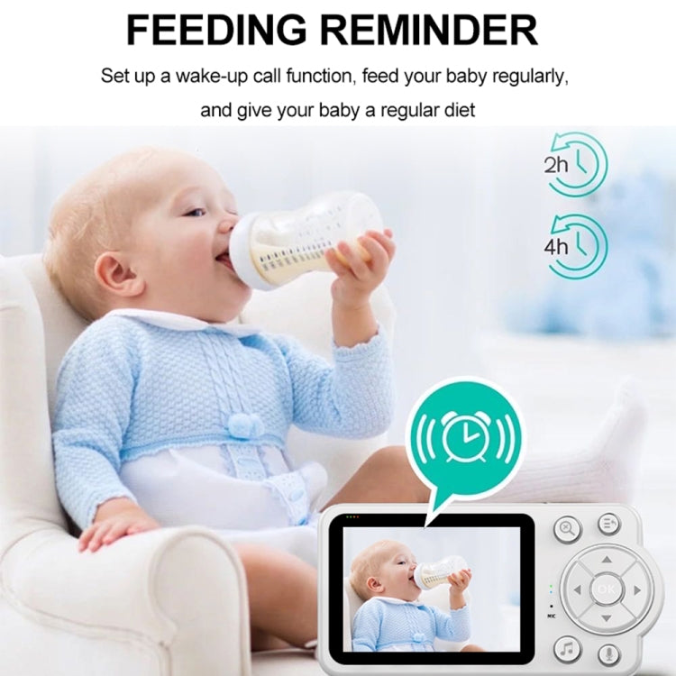 YE10-C3 2.8 inch 2.4G Wireless Video Night Vision Baby Monitor Security Camera(US Plug)