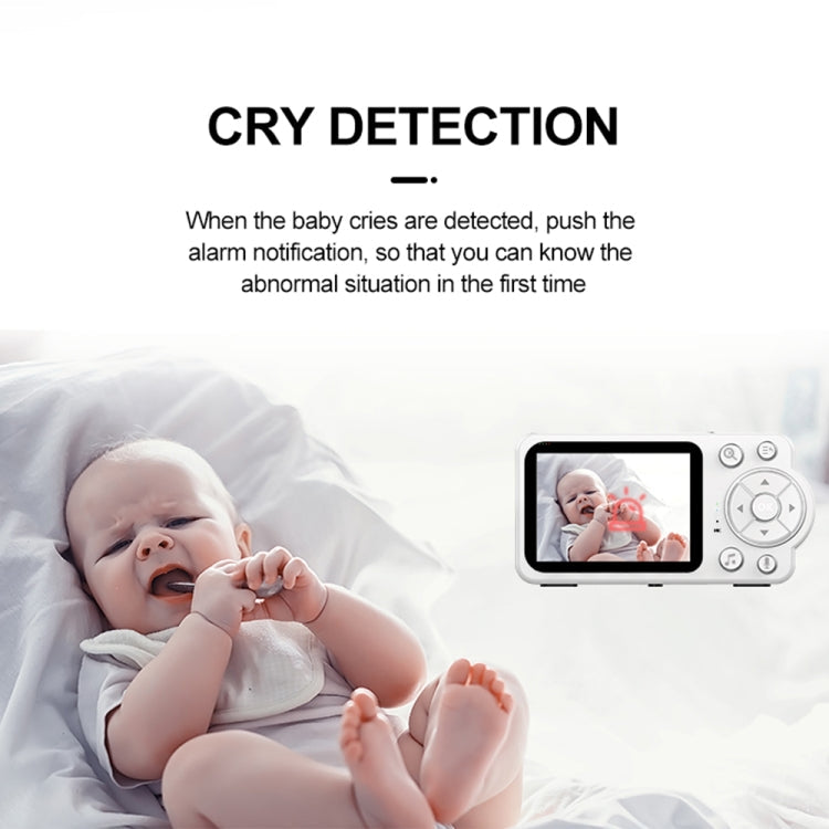 YE10-C3 2.8 inch 2.4G Wireless Video Night Vision Baby Monitor Security Camera(US Plug)