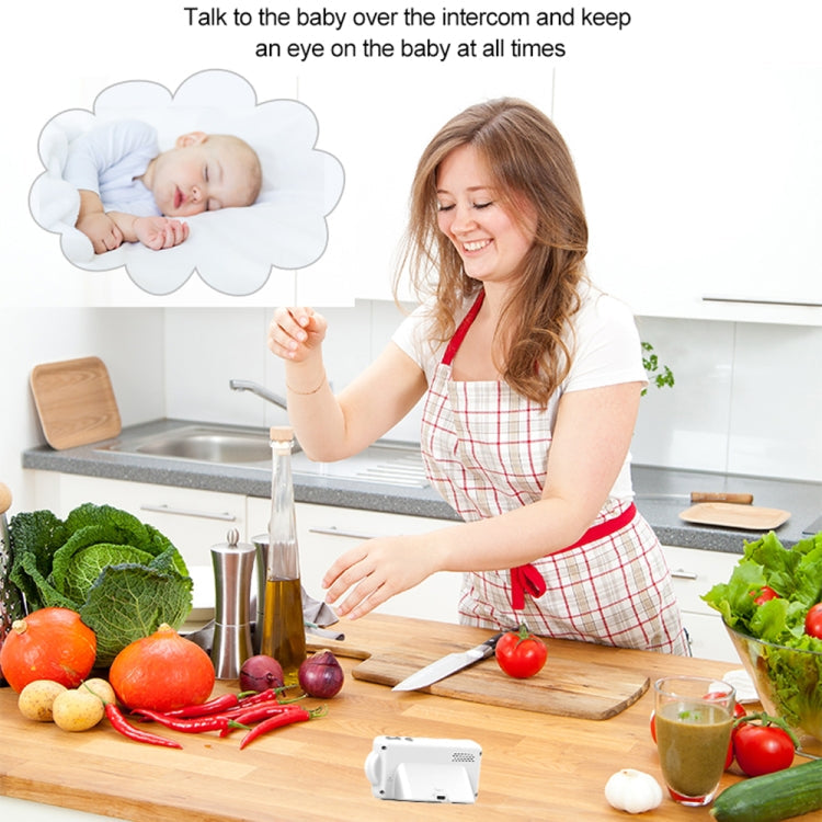 YE10-C3 2.8 inch 2.4G Wireless Video Night Vision Baby Monitor Security Camera(EU Plug)