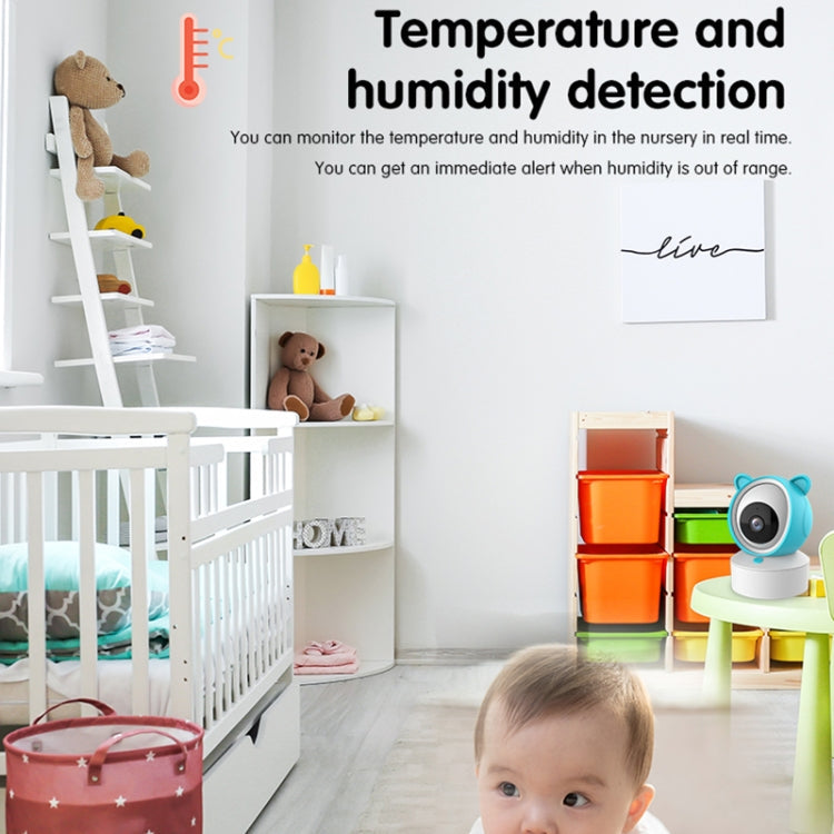 YE9-C1 5 inch Dual Mode 2.4G + 915M Video Night Vision Baby Monitor Security Camera(US Plug)