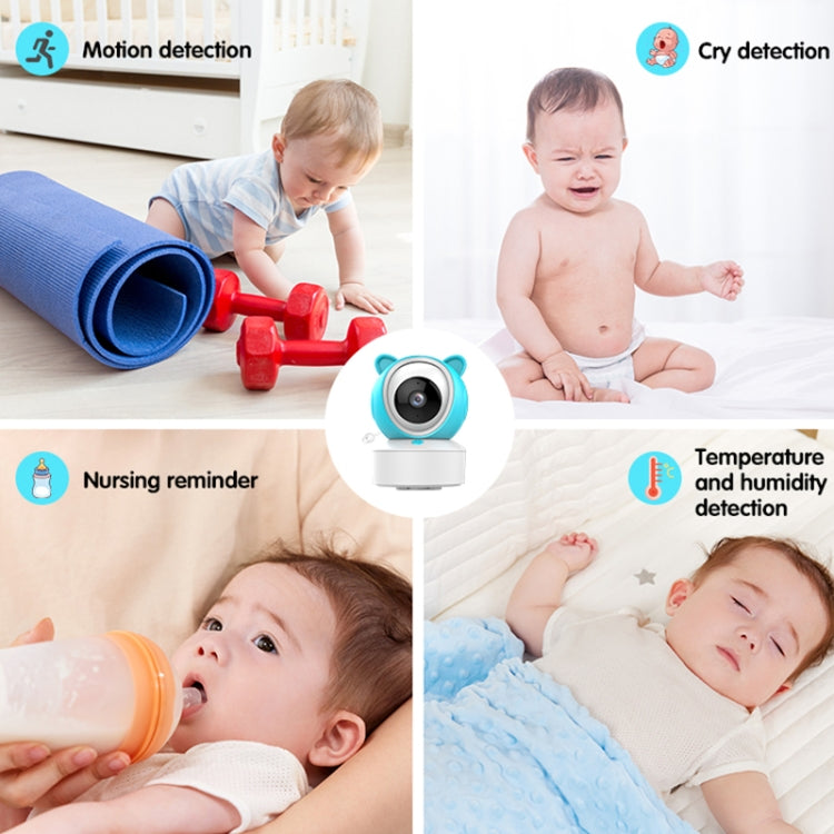 YE9-C1 5 inch Dual Mode 2.4G + 915M Video Night Vision Baby Monitor Security Camera(US Plug)
