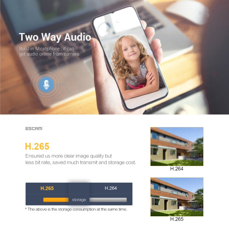 ESCAM PT212 4MP Dual Lens Robot Dog WiFi Camera Supports Cloud Storage/Two-way Audio/Night Vision, Specification:US Plug