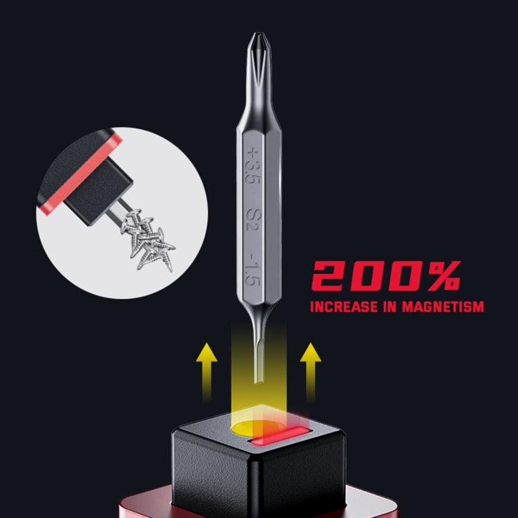 JAKEMY JM-8195 21 in 1 S-2 Bits Square Handle Design Screwdriver(Blue)
