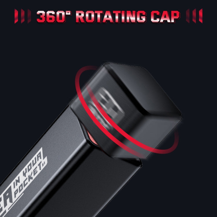 JAKEMY JM-8195 21 in 1 S-2 Bits Square Handle Design Screwdriver(Black)