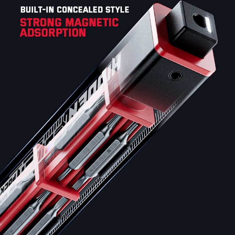 JAKEMY JM-8195 21 in 1 S-2 Bits Square Handle Design Screwdriver(Blue)