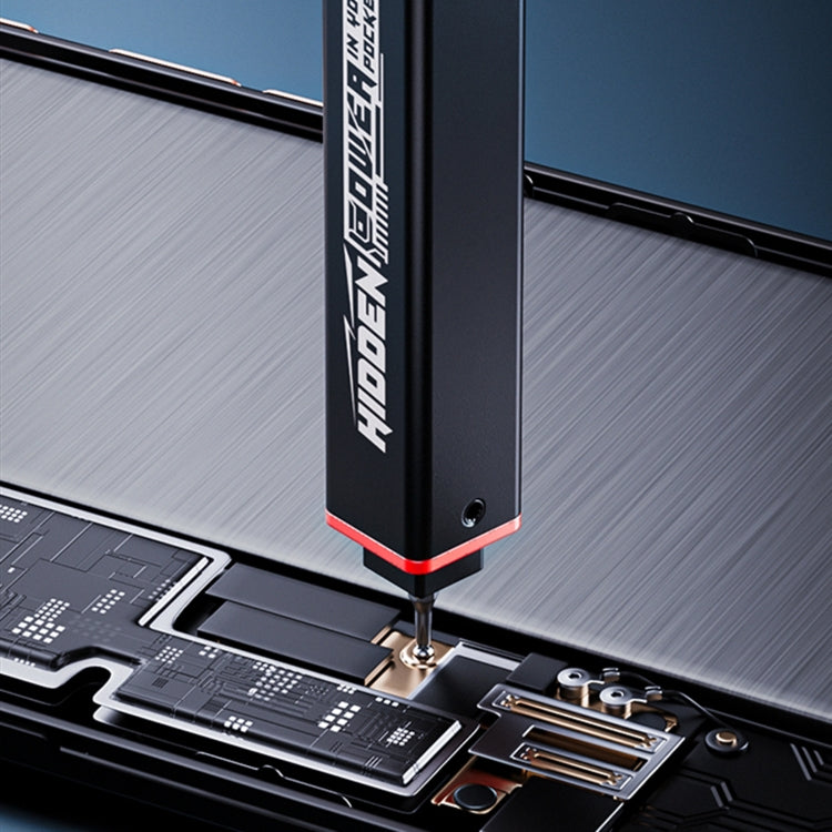 JAKEMY JM-8195 21 in 1 S-2 Bits Square Handle Design Screwdriver(Black)