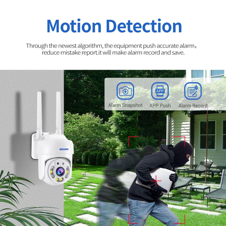 ESCAM TV114 4MP WiFi Camera Support Two-Way Voice & Night Vision & Motion Detection, Specification:US Plug
