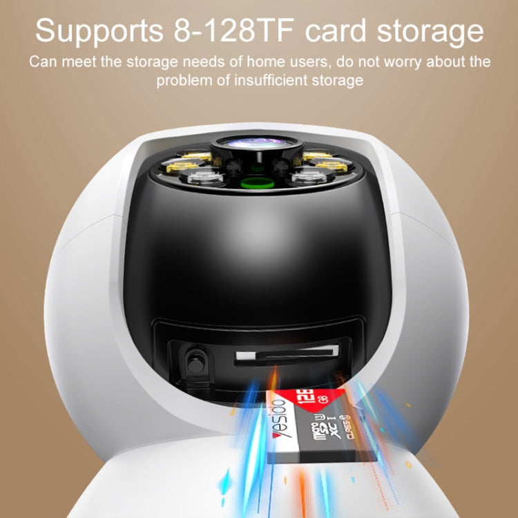 Yesido KM11 3.0MP Full Color Day and Night Smart 2.4G WIFI Camera, Specification:UK Plug