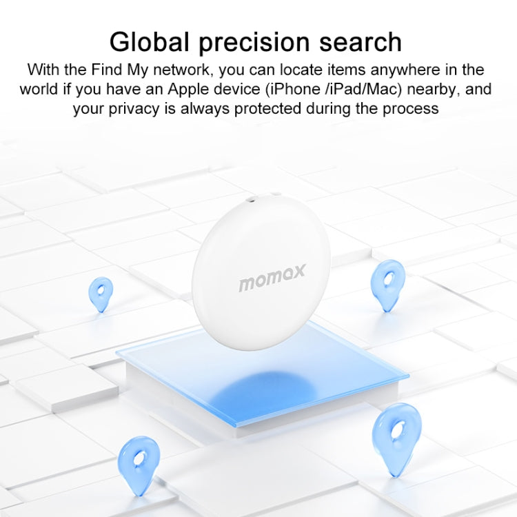 MOMAX BR7 PINPOP Wireless Location Anti-lost Device(Black)