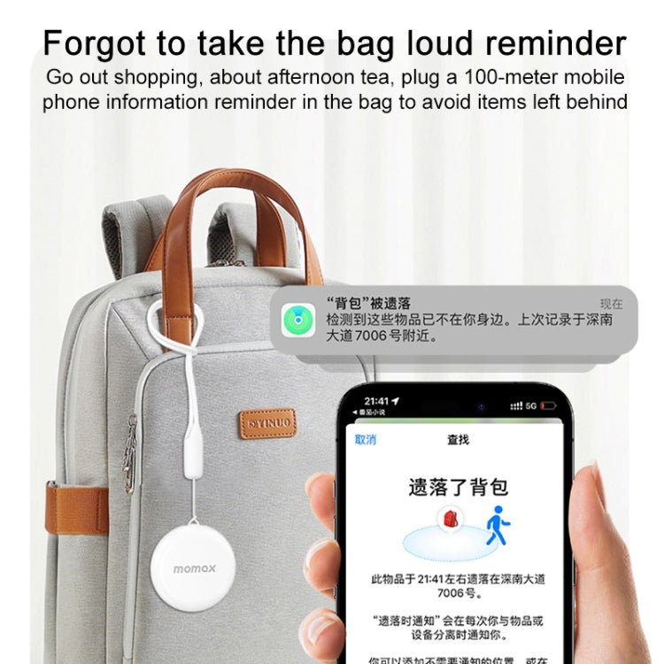MOMAX BR7 PINPOP Wireless Location Anti-lost Device(White)