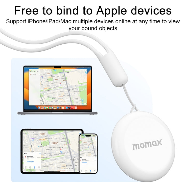 MOMAX BR7 PINPOP Wireless Location Anti-lost Device(White)