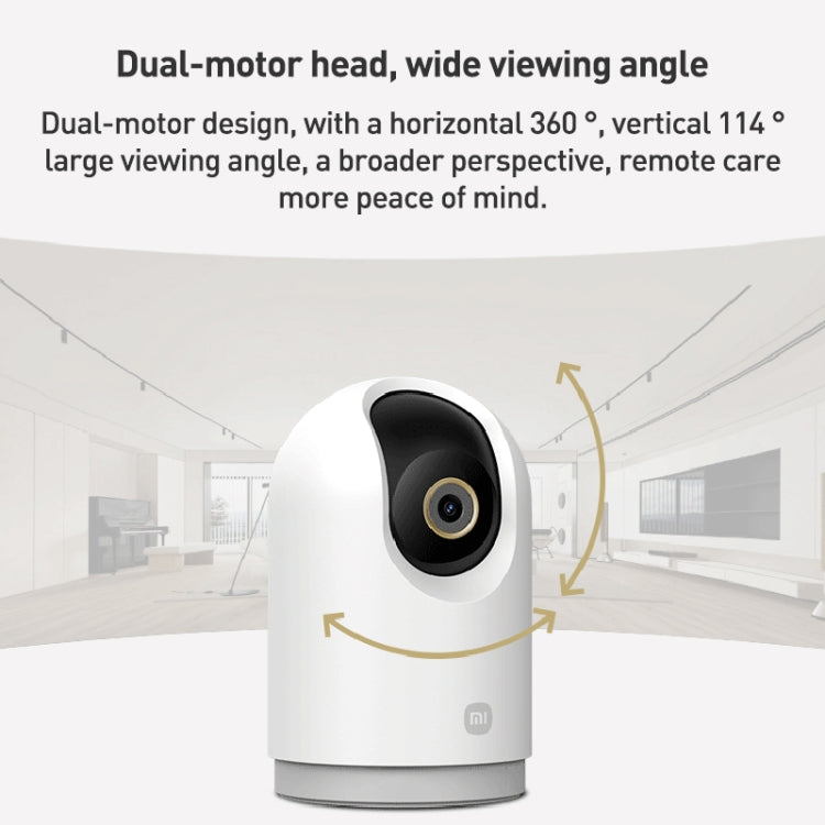Original Xiaomi Smart Camera 3 Pro PTZ 360 Degree Panorama 350W Pixels Two-Way Voice Call, US Plug(White)