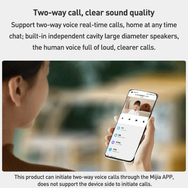 Original Xiaomi Smart Camera 3 Pro PTZ 360 Degree Panorama 350W Pixels Two-Way Voice Call, US Plug(White)