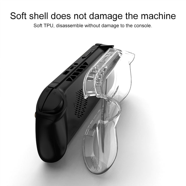 For OneXPlayer F1  Integrated TPU Transparent Game Console Case