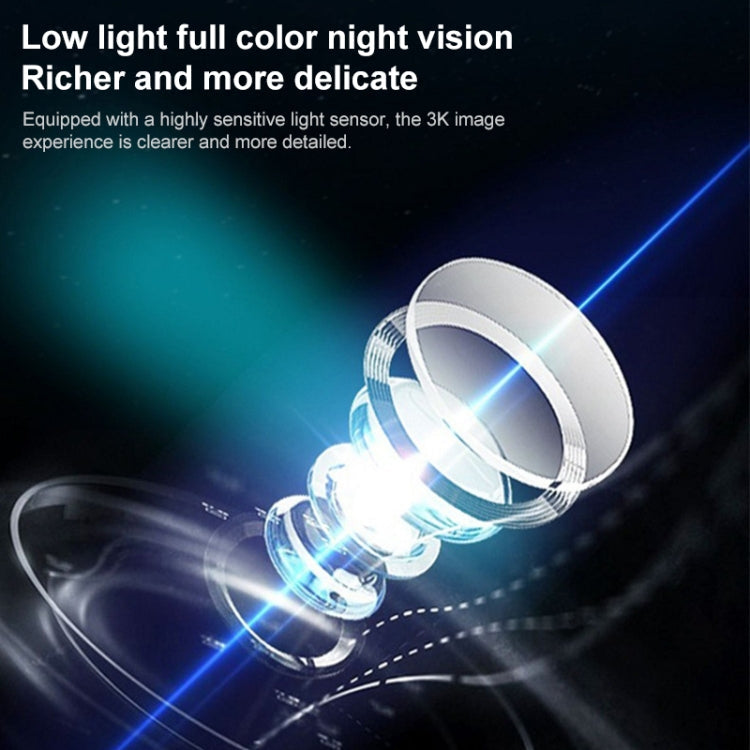 QX87 4MP WiFi Dual Camera Supports Two-way Voice Intercom & Humanoid Detection(EU Plug)