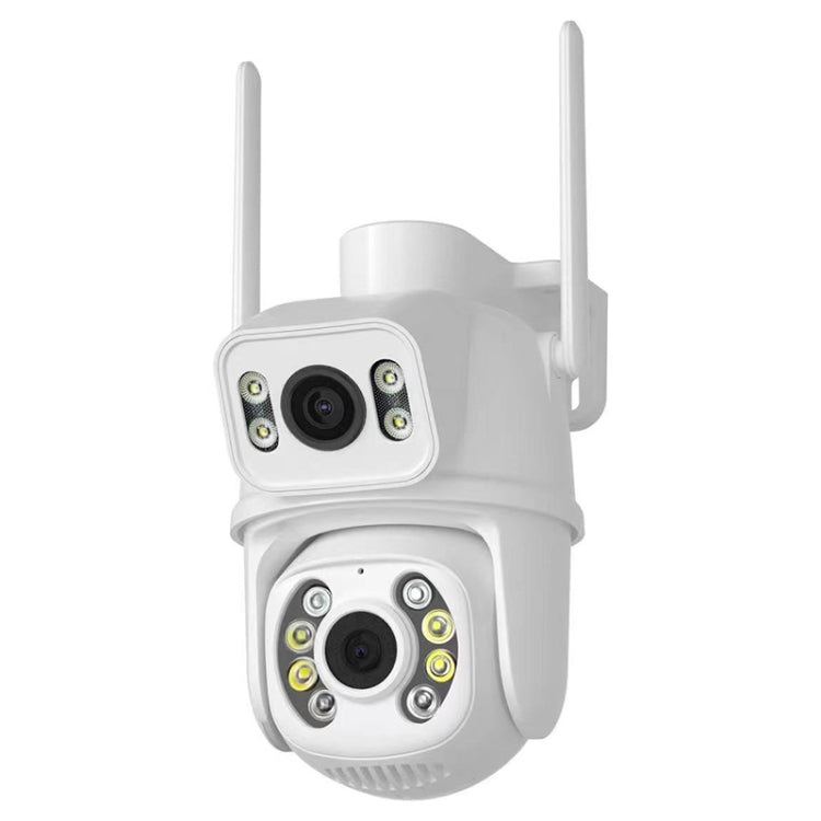 QX95 6MP WiFi Dual Camera Supports Two-way Voice Intercom & AI Recognition(US Plug)