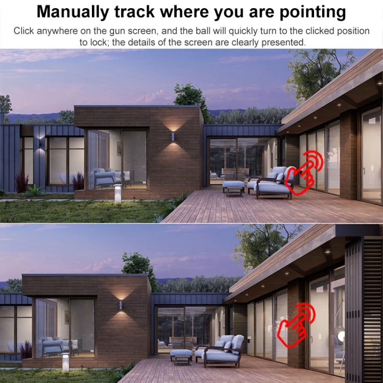 QX101 6MP WiFi Dual Camera Supports Two-way Voice Intercom & Infrared Night Vision(EU Plug)