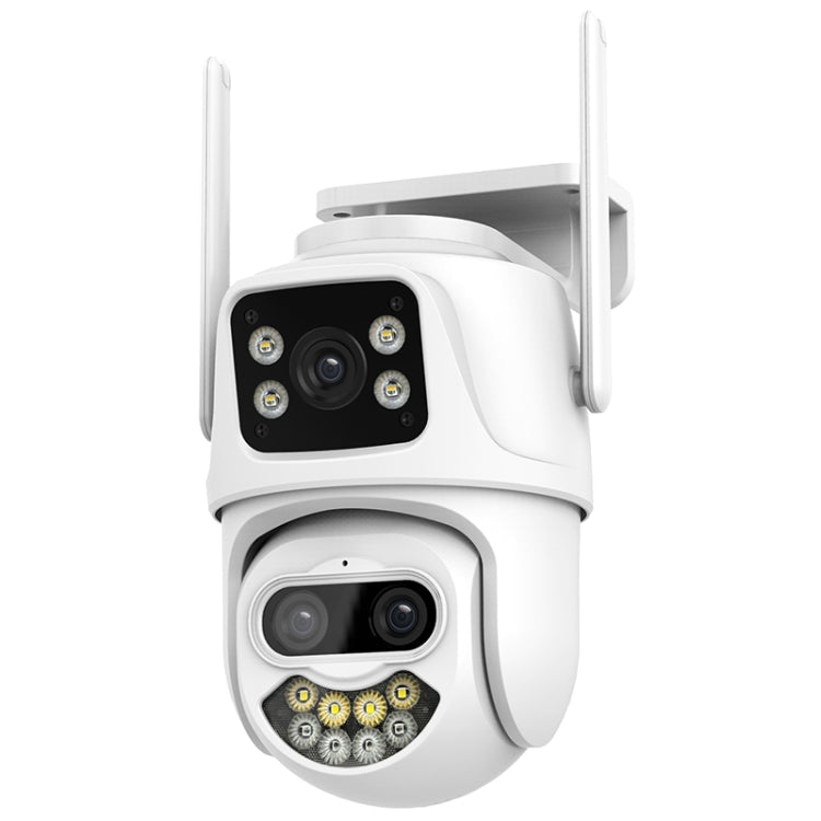 QX102 3MP WiFi Triple Camera Supports Two-way Voice Intercom & Infrared Night Vision(UK Plug)