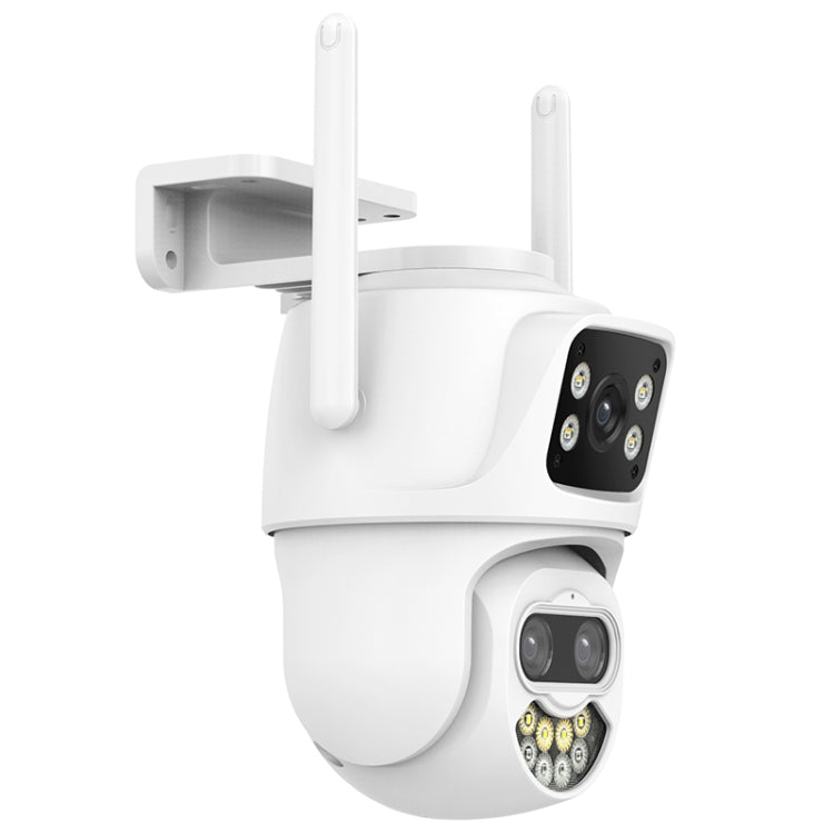 QX102 3MP WiFi Triple Camera Supports Two-way Voice Intercom & Infrared Night Vision(UK Plug)