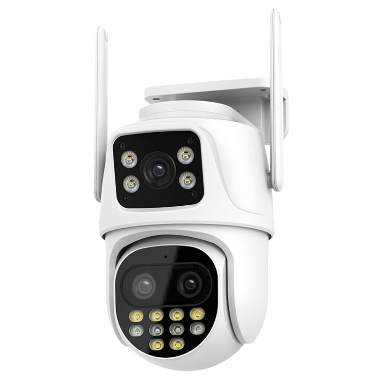 QX104 3MP WiFi Triple Camera Supports Human Face Recognition & AI Alarm(US Plug)