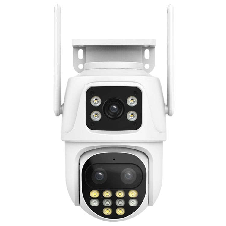 QX104 3MP WiFi Triple Camera Supports Human Face Recognition & AI Alarm(US Plug)
