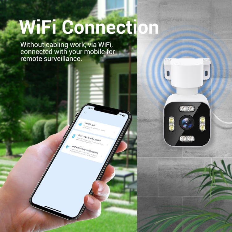 ESCAM PT303 3MP HD Motion Detection APP Control Pan & Tilt WiFi IP Camera(EU Plug)