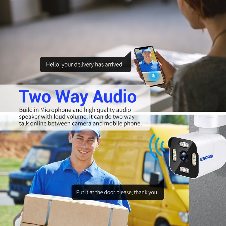 ESCAM PT303 3MP HD Motion Detection APP Control Pan & Tilt WiFi IP Camera(US Plug)