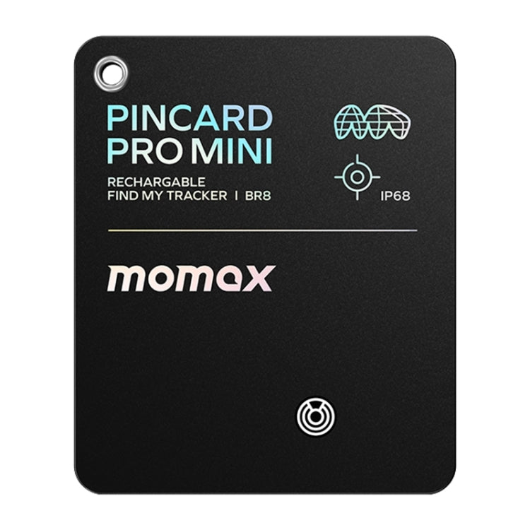 MOMAX PINCARD BR8 Card Wireless Charging Positioning Anti-lost Device(Black)