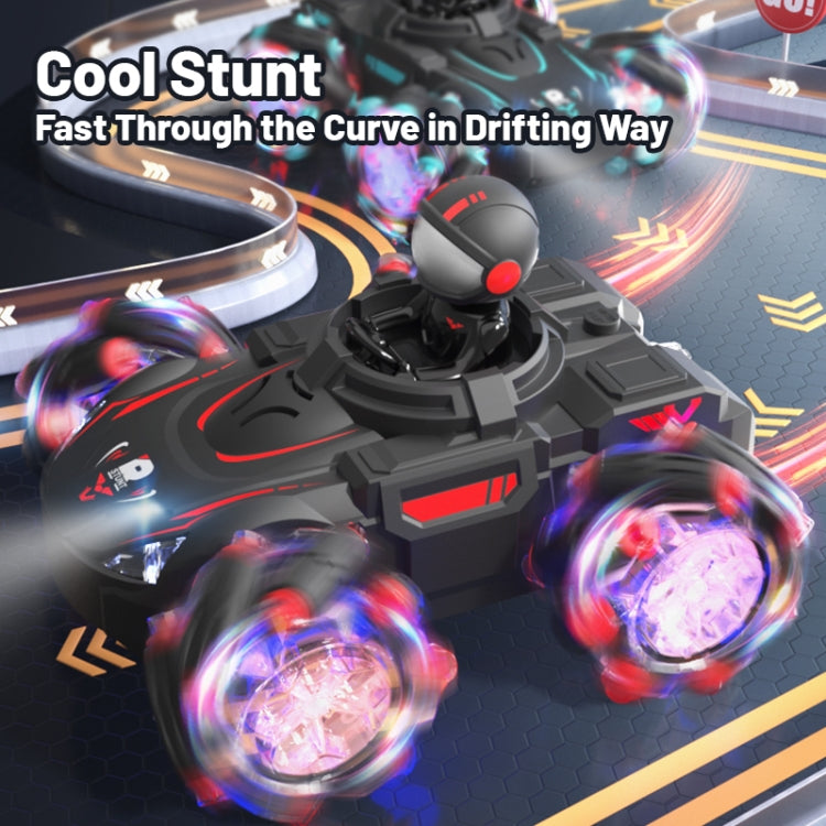 Q169 2.4G Magic Color Projection Stunt Remote Control Car(Black Blue)